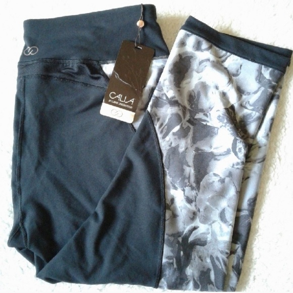 CALIA by Carrie Underwood Pants - CALIA Essential Printed Pieced Capri